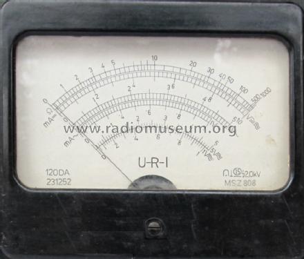 TV Tube Voltmeter HCU13-59; Pestvidéki Gépgyár (ID = 1400548) Equipment