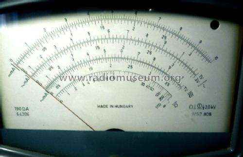 Univerzal Voltmeter TR-1403; Pestvidéki Gépgyár (ID = 1661894) Equipment