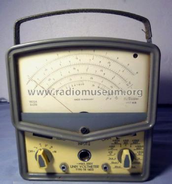 Univerzal Voltmeter TR-1403; Pestvidéki Gépgyár (ID = 1661895) Equipment