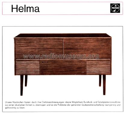 Musiktruhe Helma; Peter, August, (ID = 2045107) Radio