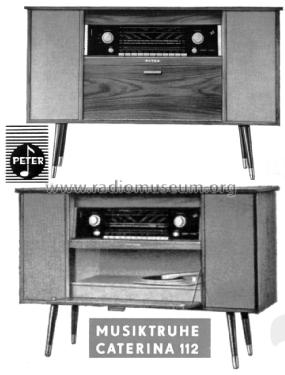 Musiktruhe Caterina 112 Ch=Oberon Stereo; Peter, August, (ID = 1052905) Radio