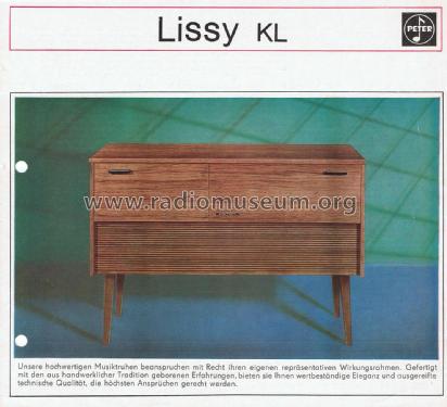 Musiktruhe Lissy KL; Peter, August, (ID = 1991879) Radio