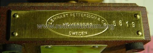 Swedish Pump Key SR-39001; Pettersson, Lennart (ID = 2721896) Morse+TTY