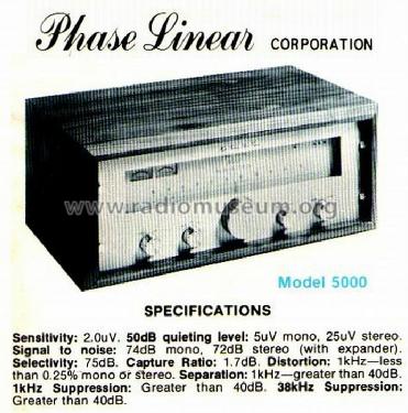 5000; Phase Linear; (ID = 592158) Radio