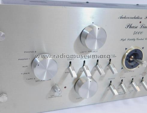 Autocorrelation Preamplifier 4000; Phase Linear; (ID = 2800998) Ampl/Mixer