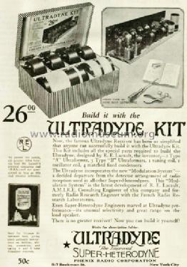 Ultradyne Kit ; Phenix Radio Corp.; (ID = 980269) Kit