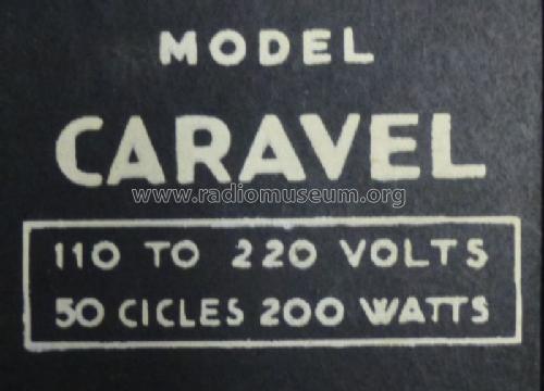 Caravel 13N53PI; Philco Italiana, (ID = 1472682) Télévision