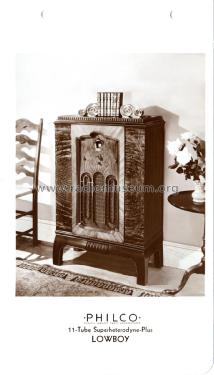 112 Lowboy; Philco, Philadelphia (ID = 1936693) Radio