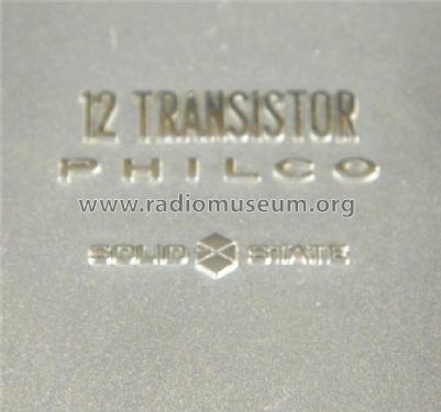 12 Transistor Solid State QT-97 WA ; Philco, Philadelphia (ID = 2374898) Radio