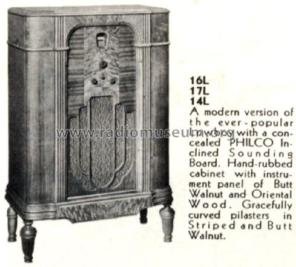 14L ; Philco, Philadelphia (ID = 1516533) Radio