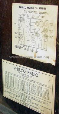 16X ; Philco, Philadelphia (ID = 1382994) Radio