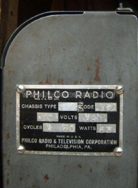 271E code 121; Philco, Philadelphia (ID = 2235155) Radio