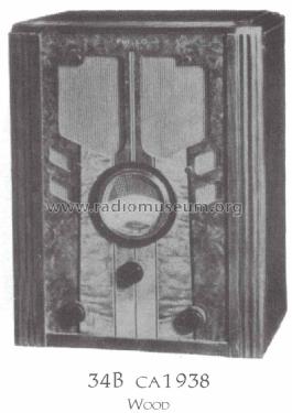 38-34B ; Philco, Philadelphia (ID = 1525586) Radio