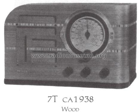 38-7T ; Philco, Philadelphia (ID = 1525593) Radio