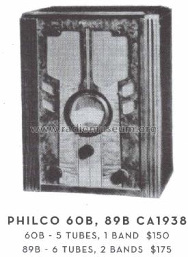 38-89B ; Philco, Philadelphia (ID = 1572566) Radio