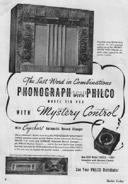 39-116PCX ; Philco, Philadelphia (ID = 794518) Radio