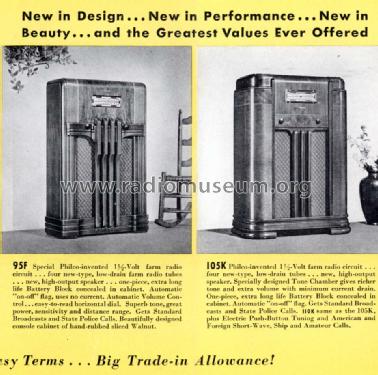 40-105K ; Philco, Philadelphia (ID = 1373455) Radio