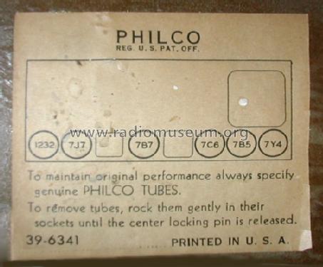 40-140T ; Philco, Philadelphia (ID = 377729) Radio