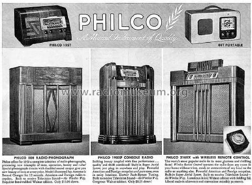 40-190XF ; Philco, Philadelphia (ID = 1604624) Radio