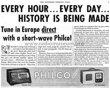 40-88T ; Philco, Philadelphia (ID = 1604623) Radio