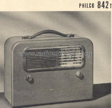 41-842T Code 121; Philco, Philadelphia (ID = 195479) Radio