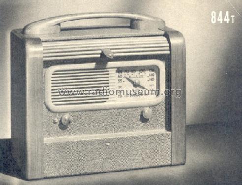 844-T ; Philco, Philadelphia (ID = 195477) Radio