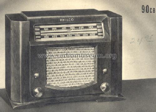 41-90CB ; Philco, Philadelphia (ID = 195474) Radio