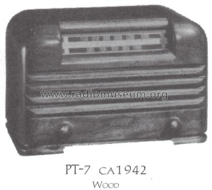 42-PT-7 ; Philco, Philadelphia (ID = 1523525) Radio