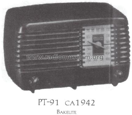 42-PT-91 ; Philco, Philadelphia (ID = 1523302) Radio