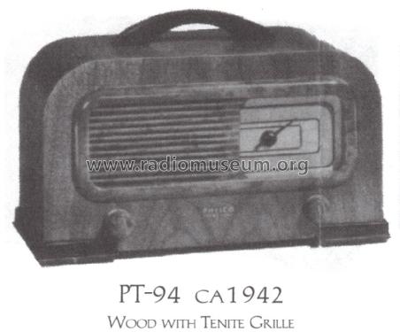 42-PT-94 ; Philco, Philadelphia (ID = 1523265) Radio