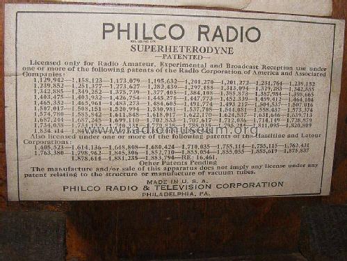 44H ; Philco, Philadelphia (ID = 1032467) Radio