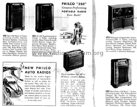 46-1207 ; Philco, Philadelphia (ID = 1377355) Radio