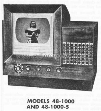 48-1000-5 codes 121 and 125; Philco, Philadelphia (ID = 737174) Television