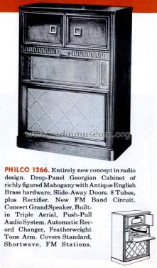 48-1266 Radio-Phonograph; Philco, Philadelphia (ID = 1506710) Radio