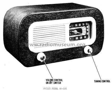 48-206; Philco, Philadelphia (ID = 962538) Radio