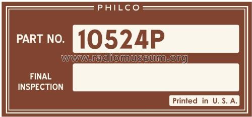 48-250 Transitone Code 122; Philco, Philadelphia (ID = 2938520) Radio