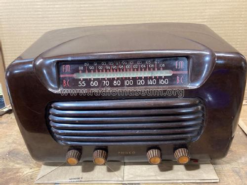 48-472 Code 122; Philco, Philadelphia (ID = 3070569) Radio