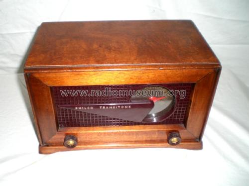 Transitone 'Flying Wedge' 49-506; Philco, Philadelphia (ID = 2269933) Radio