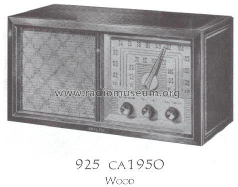 50-926 Code 121; Philco, Philadelphia (ID = 1523519) Radio