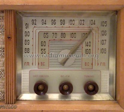 50-926 Code 121; Philco, Philadelphia (ID = 2107789) Radio