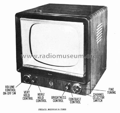 51-T1800 ; Philco, Philadelphia (ID = 2965793) Television