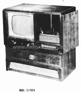 51-T1874 ; Philco, Philadelphia (ID = 2928874) Television