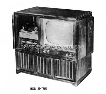 51-T2176 Code 124; Philco, Philadelphia (ID = 1971552) TV Radio