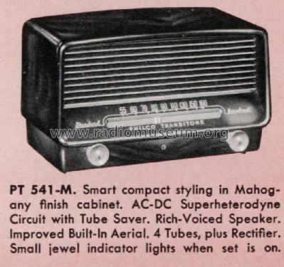 52-541-M Code 121; Philco, Philadelphia (ID = 1472425) Radio