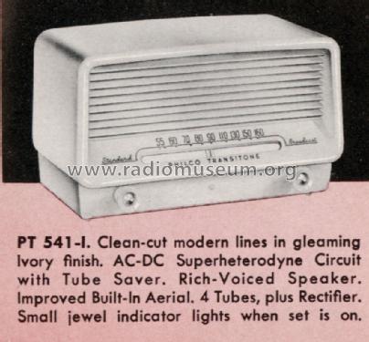 52-541-I Code 121; Philco, Philadelphia (ID = 1472437) Radio