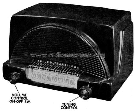 52-542-M Code 123; Philco, Philadelphia (ID = 525079) Radio