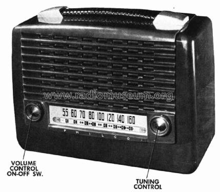 52-643 ; Philco, Philadelphia (ID = 3027190) Radio