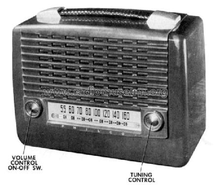 52-643 ; Philco, Philadelphia (ID = 711019) Radio