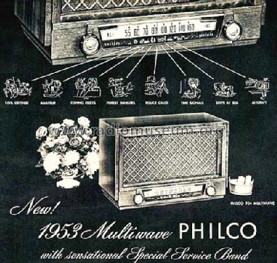 53-954 ; Philco, Philadelphia (ID = 345273) Radio