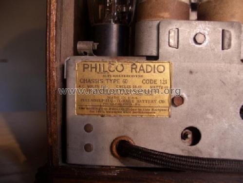 60B ; Philco, Philadelphia (ID = 309637) Radio